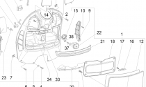 PEDN GLOVE-BOX - KNEE-KRYTY PANEL