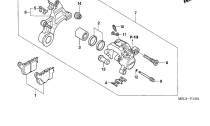 TMEN ZADN BRZDY (CBR1000RR6/7)