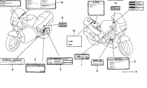 VAROVN NLEPKY (VFR750FL/FM/FN/FP)