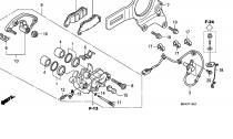 TMEN ZADN BRZDY(CB1000 RA)