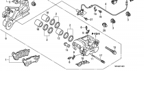 TMEN ZADN BRZDY(CBF100 0A/T/S)