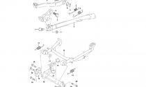 STOJNEK - ZADN BRZDA PED DL1050UC,DL1050WC - 7A