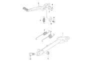 STOJNEK - ZADN BRZDA PED SV650XA,SV650XAU - 7B