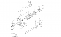 GEAR CHANGE DRUM - FORKS - E1362