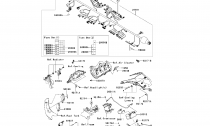 CHASSIS ELEKTR. KOMPONENTY EQUIP. ZX1000-JDF/JEF