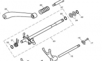 GEAR MECHANISMUS AZEN & PKA ZADN BRZDY/ ADC PKA