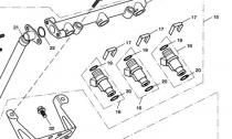 KRTC KLAPKYS/INJECTORS AND FUEL RAIL 7555 >