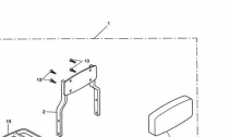 PASSENGER BACKREST STD + LUGGAGE RACK KIT...