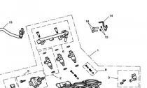 KRTC KLAPKYS, INJECTORS AND FUEL RAIL